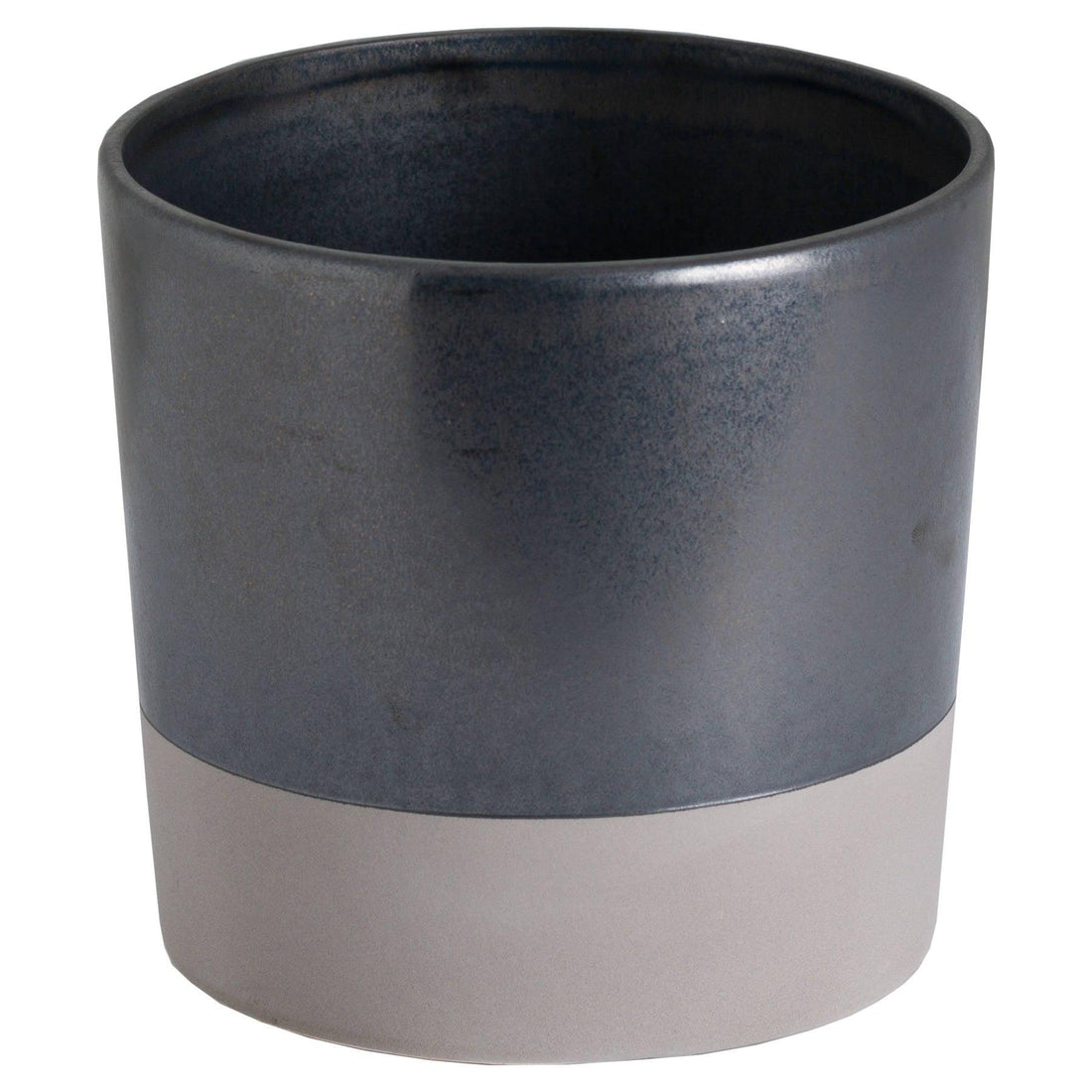Large Metallic Grey Ceramic Planter - £34.95 - Gifts & Accessories > Kitchen And Tableware > Jugs & Bowls 