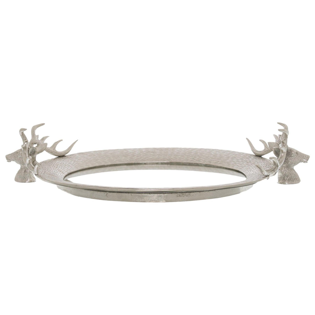 Large Mirrored Tray With Stag Heads - £159.95 - Gifts & Accessories > Christmas Decorations > Christmas Room Decorations 