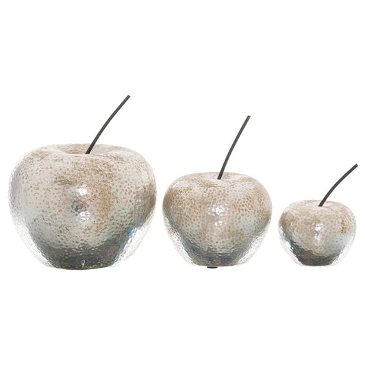 Large Silver Apple Ornament-Gifts & Accessories > Ornaments > Ornaments