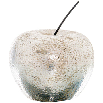 Large Silver Apple Ornament - £39.95 - Gifts & Accessories > Ornaments > Ornaments 
