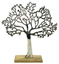 Large Silver Tree Ornament 42cm-Tree Of Life