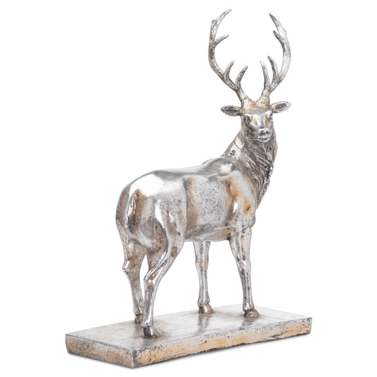 Large Standing Decorative Stag-Gifts & Accessories > Christmas Decorations > Christmas Room Decorations