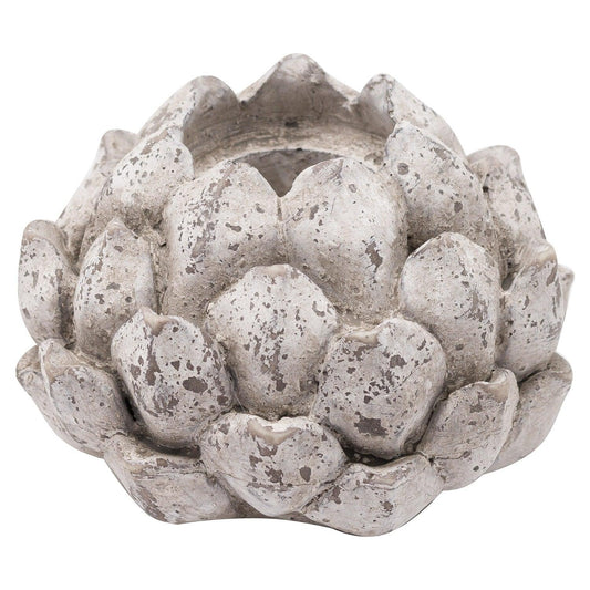 Large Stone Effect Acorn Tea Light Holder - £39.95 - Gifts & Accessories > Candle Holders > Christmas Candles & Candle Accessories 