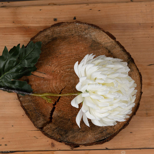 Large White Chrysanthemum-Artificial Flowers