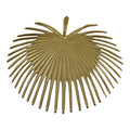 Leaf Shape Gold Metal Decorative Plate-Bowls & Plates