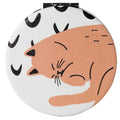 Leatherette Compact Mirror - Cat's Life-