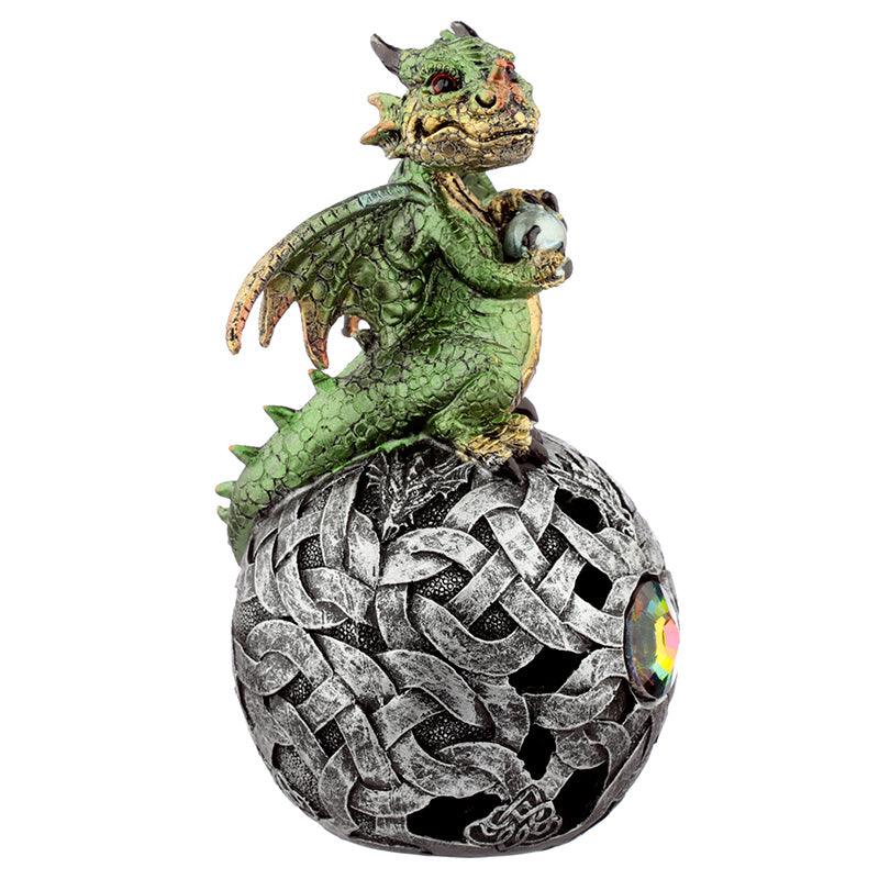 LED Celtic Orb Elements Dragon Figurine-