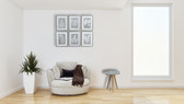 Bone Inlay Tripod Stool