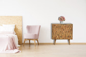 Pineapple Carved Chest of Drawers | Oak-Ish Mango Wood Hand-Carved