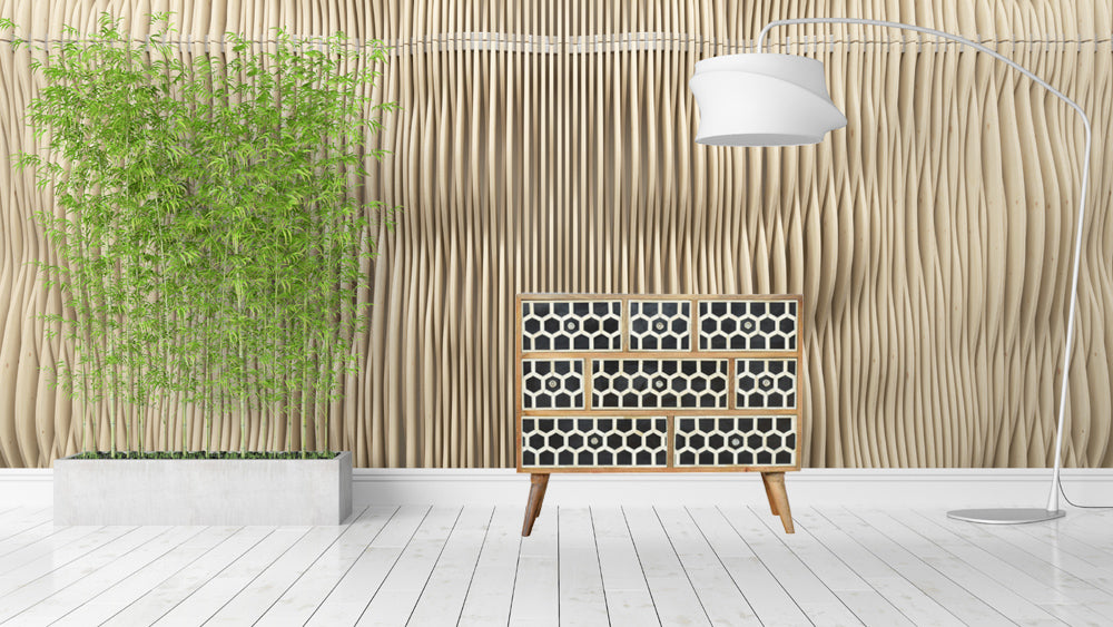 Bone Inlay Chest of Drawers