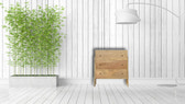 Trestle Chest of Drawers | Oak-Ish Mango Wood