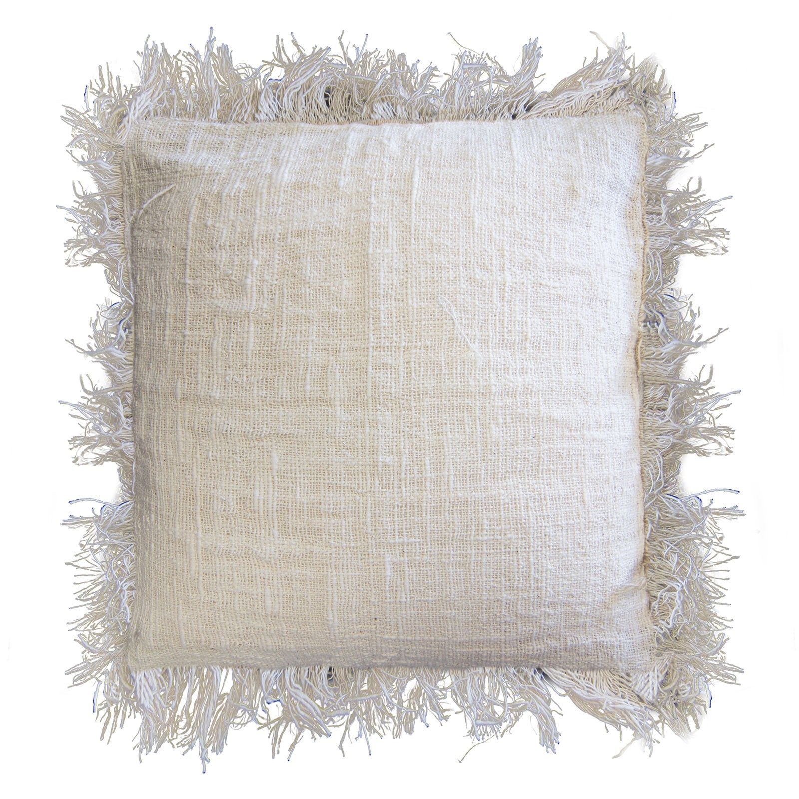 Linen Cushion 60x60cm with fringe - £36.0 - 
