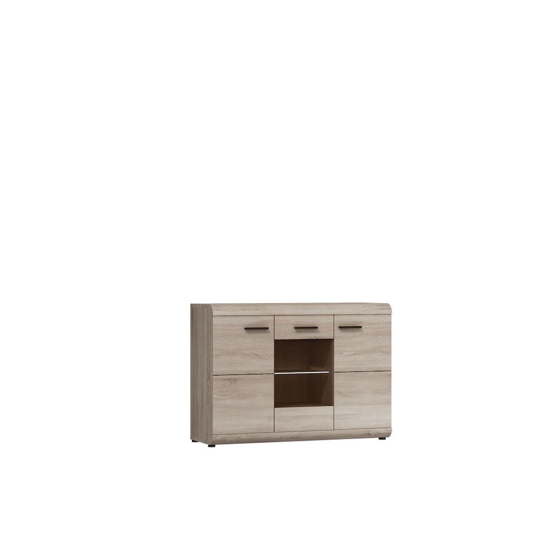 Link Display Sideboard Cabinet 120cm - £187.2 - Living Room Display Cabinet 