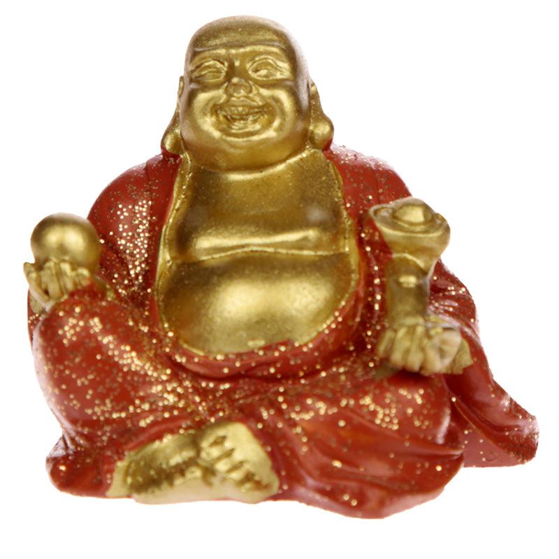 Lucky Glitter Buddha Mini Collectable Figurine-