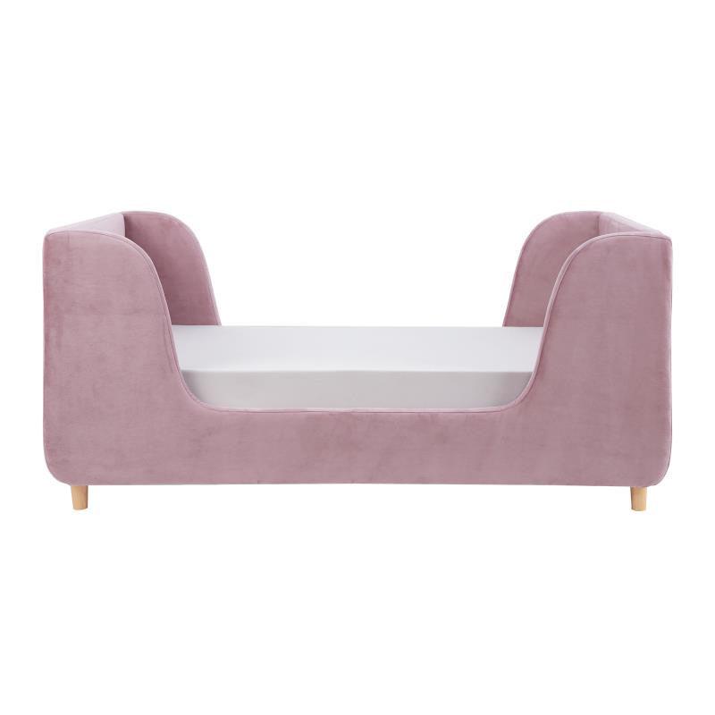 Lumi Toddler Bed – Velvet Pink-Cribs & Toddler Beds