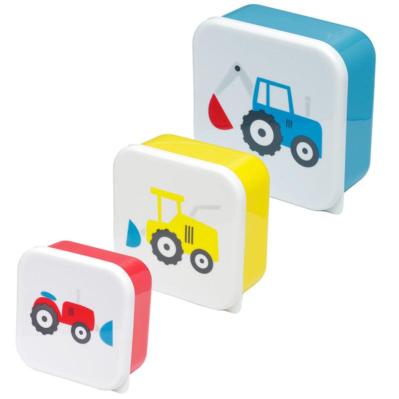 Lunch Boxes Set of 3 (M/L/XL) - Little Tractors - £9.99 - 