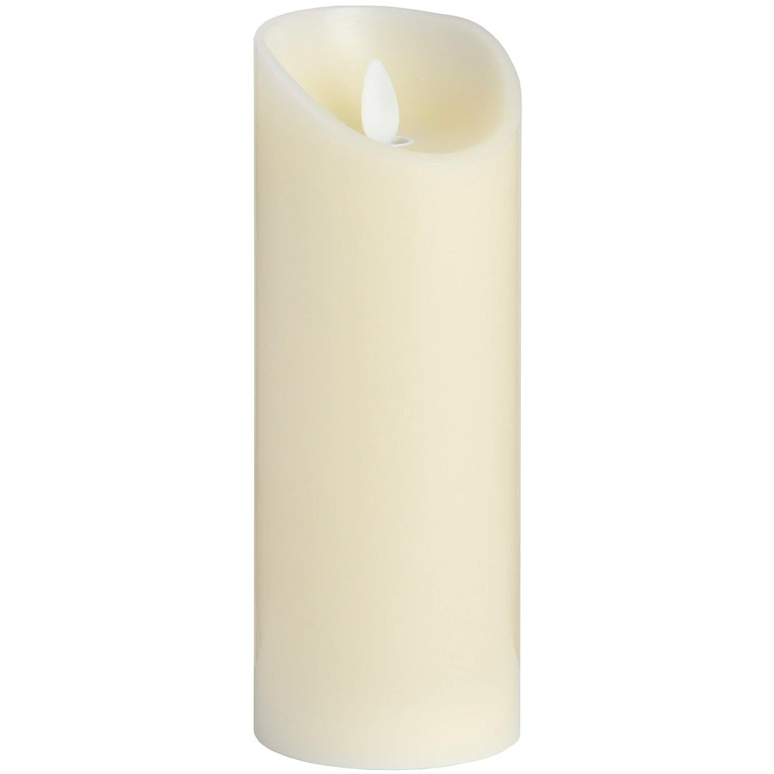 Luxe Collection 3 x 8 Cream Flickering Flame LED Wax Candle - £26.95 - Gifts & Accessories > Candles > Candle Sticks 