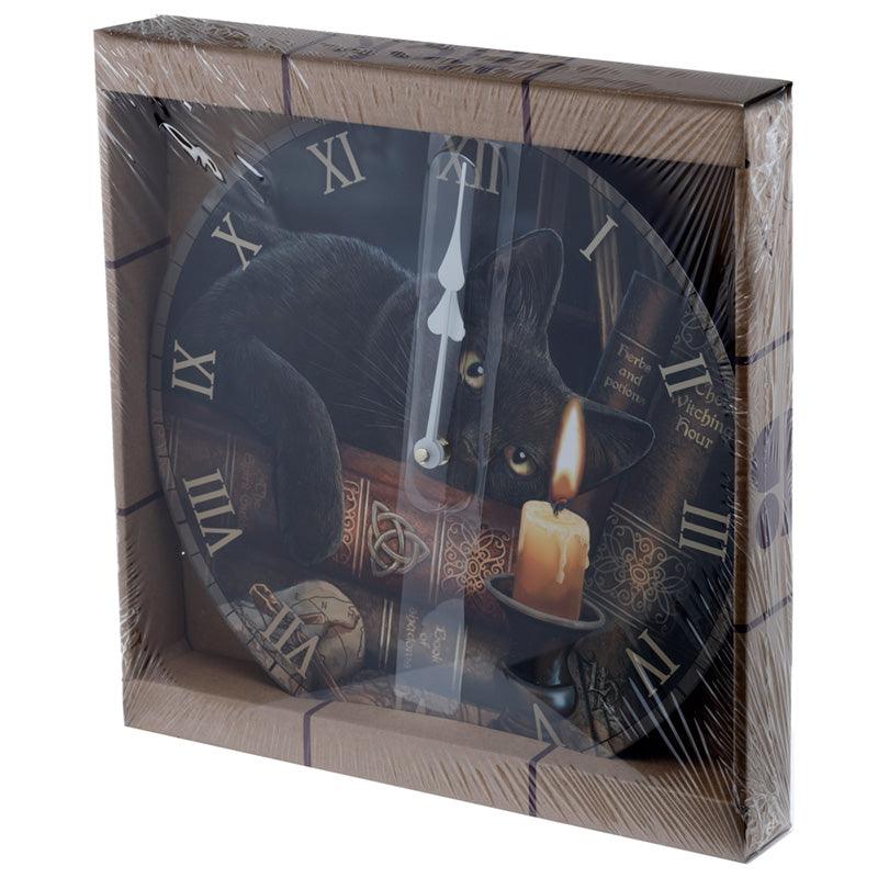 Magical Witching Hour Cat Lisa Parker Design Wall Clock - £14.99 - 