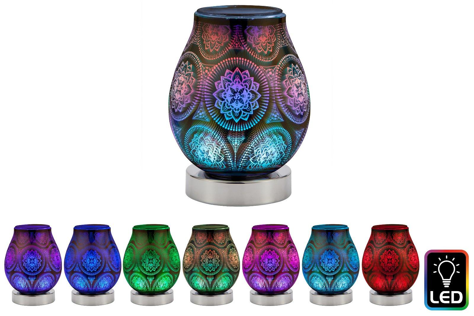 Mandala LED Oil Burner-Lamps With Aroma Diffusers