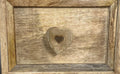 Mango Wood Heart Drawer or Door Knob-Doorknobs