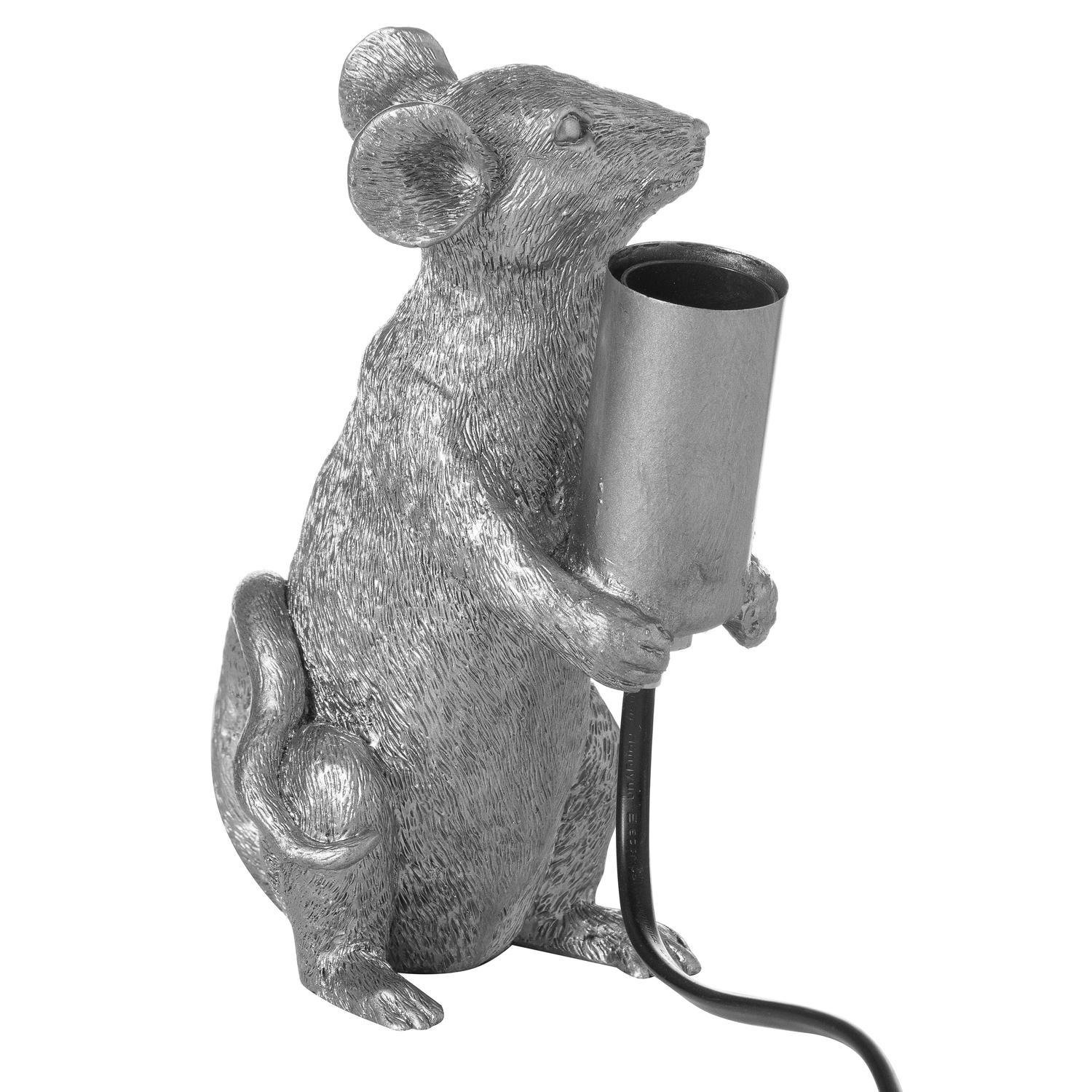 Marvin The Mouse Silver Table Lamp-Lighting > Table Lamps > Lighting