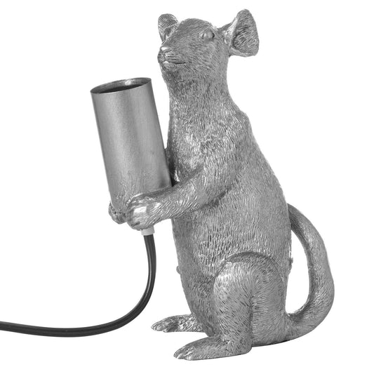 Marvin The Mouse Silver Table Lamp - £54.95 - Lighting > Table Lamps > Lighting 