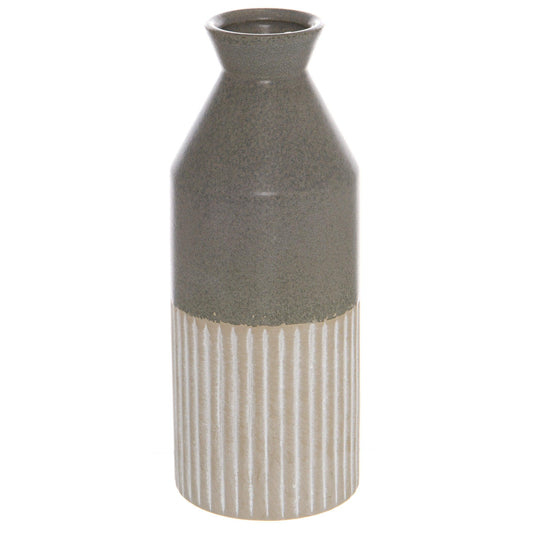 Mason Collection Grey Ceramic Ellipse Vase - £42.95 - Gifts & Accessories > Vases 