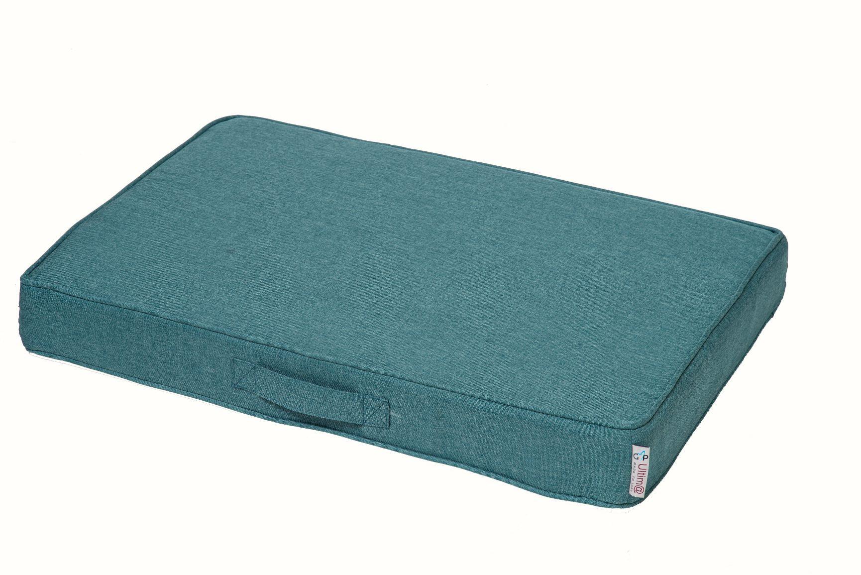 Memory Foam Ultima Sleeper Cover Teal Dog Beds 