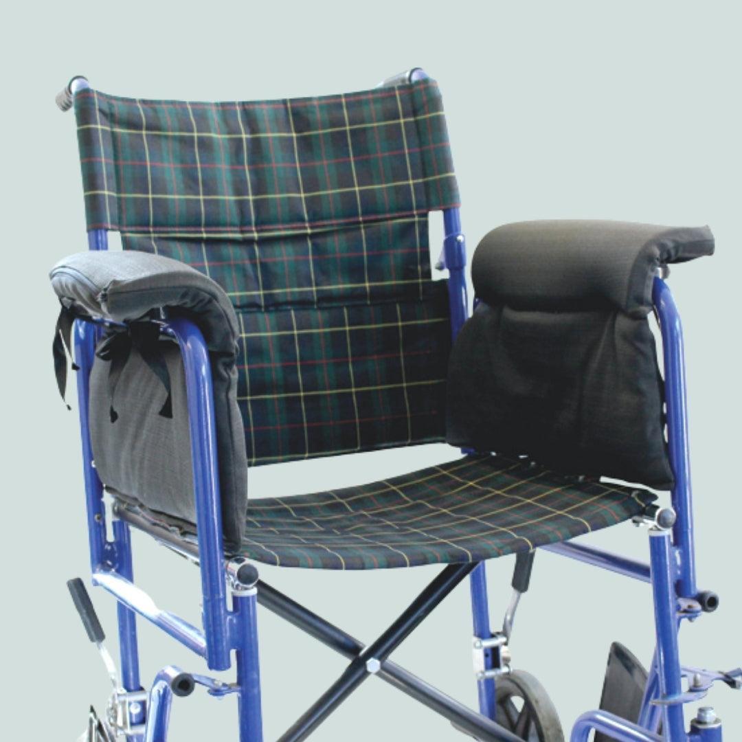 Memory Foam Wheelchair Arm Rest Cushion (Pair)-Seat Cushion