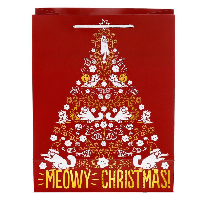 Meowy Christmas Simon's Cat Large Christmas Gift Bag - £6.0 - 