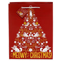 Meowy Christmas Simon's Cat Large Christmas Gift Bag-
