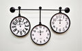 Metal Wall Clocks, Set of 3 Hanging-Wall Hanging Clocks
