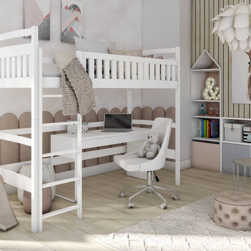 Mia Single (3ft) Solid Pine High Sleeper Loft Bed