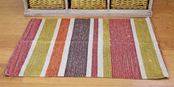 Moroccan Inspired Kasbah Rug, Striped Design, 60x90cm - £38.99 - Rugs 