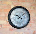Moving Gear Clock with Roman Numerals - £203.99 - Wall Hanging Clocks 