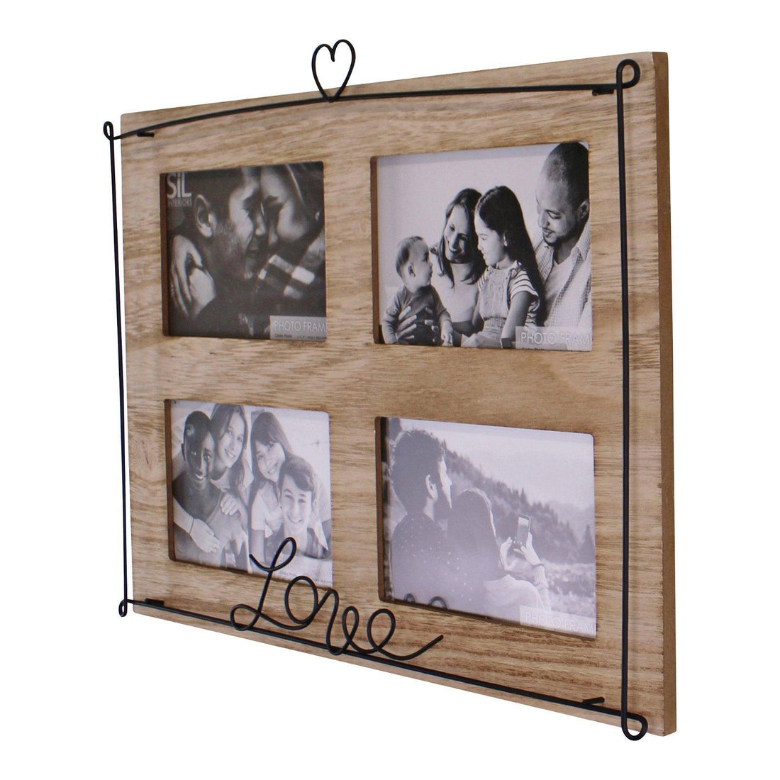 Multi Photo Frame, Holds 4 Photos, Love Design - £28.99 - Photo Frames 