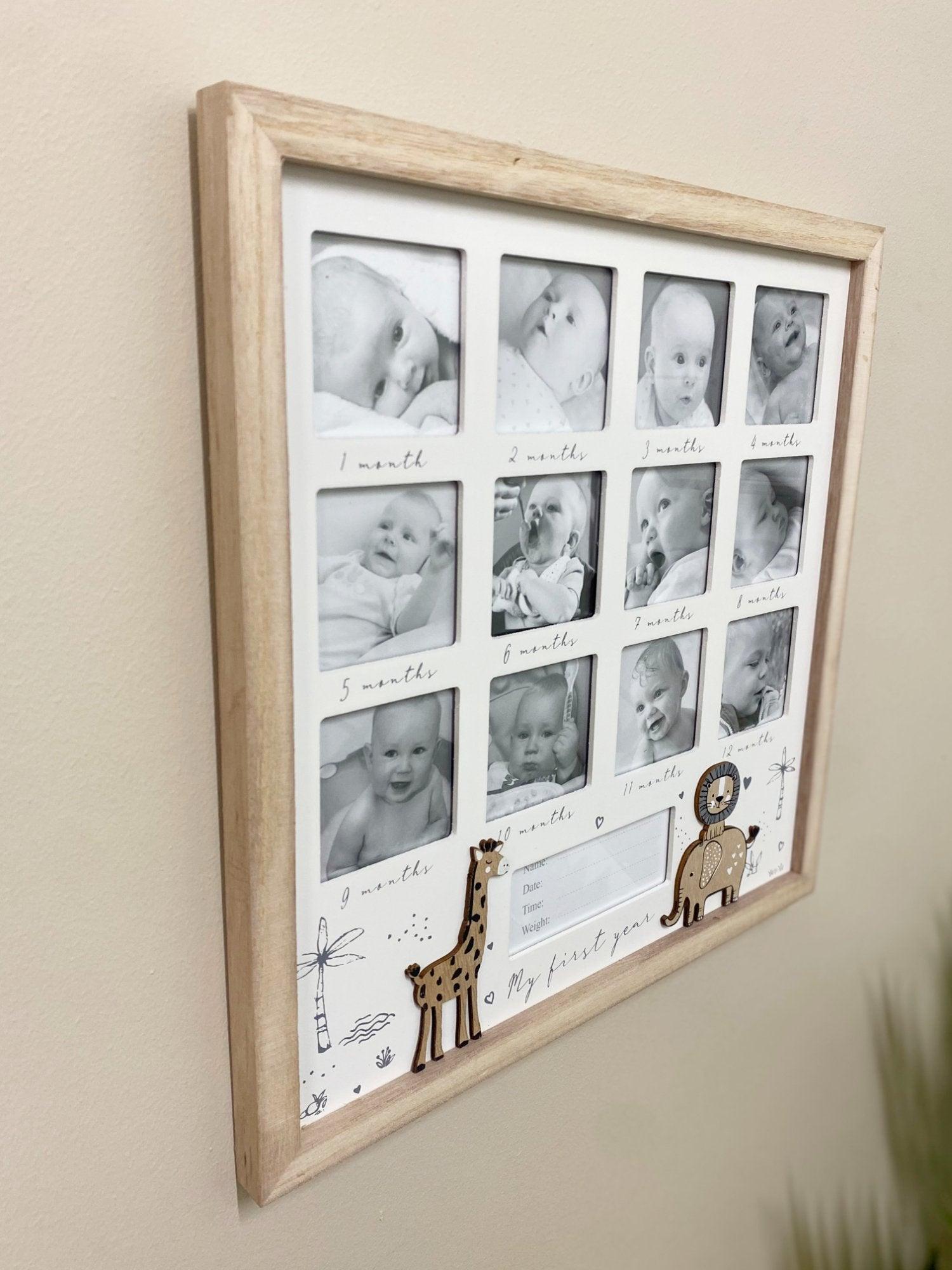 My First Year Photograph Frame 35cm-New Baby