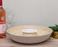 Natural Interiors Bamboo Chip & Dip Dish-Trays & Chopping Boards