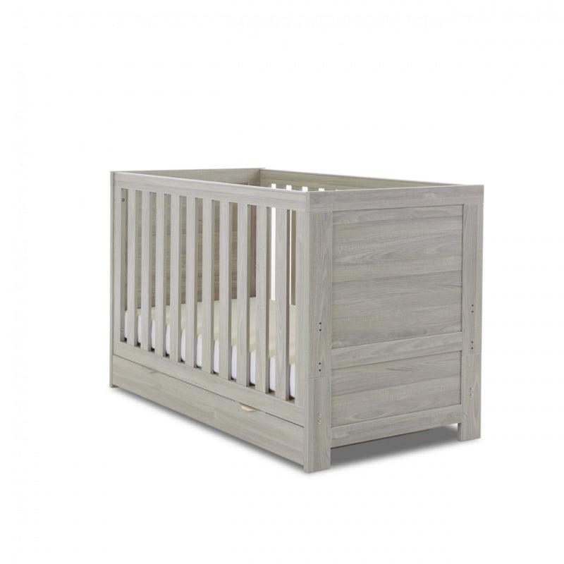 Nika Cot Bed & Under Drawer Grey Wash Baby & Toddler Furniture Sets 
