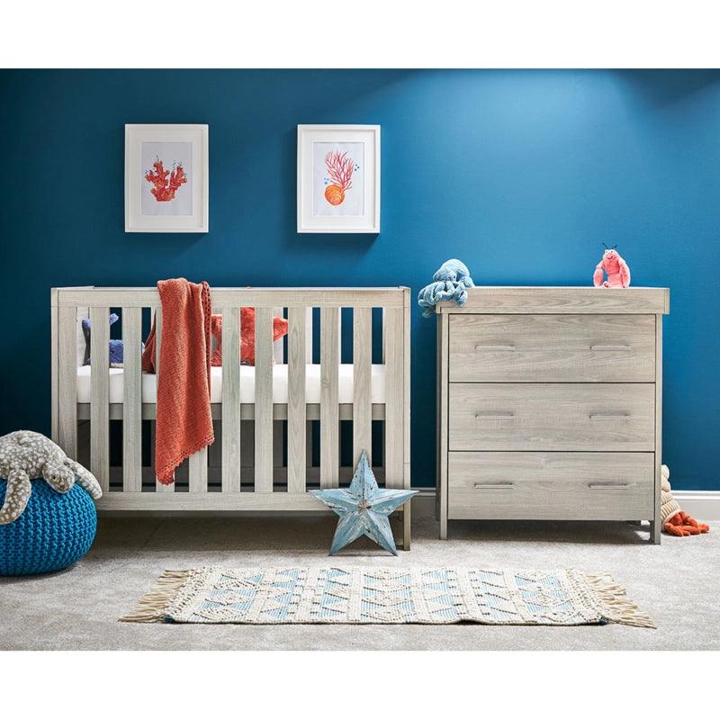 Nika Mini 2 Piece Room Set Grey Wash Baby & Toddler Furniture Sets 