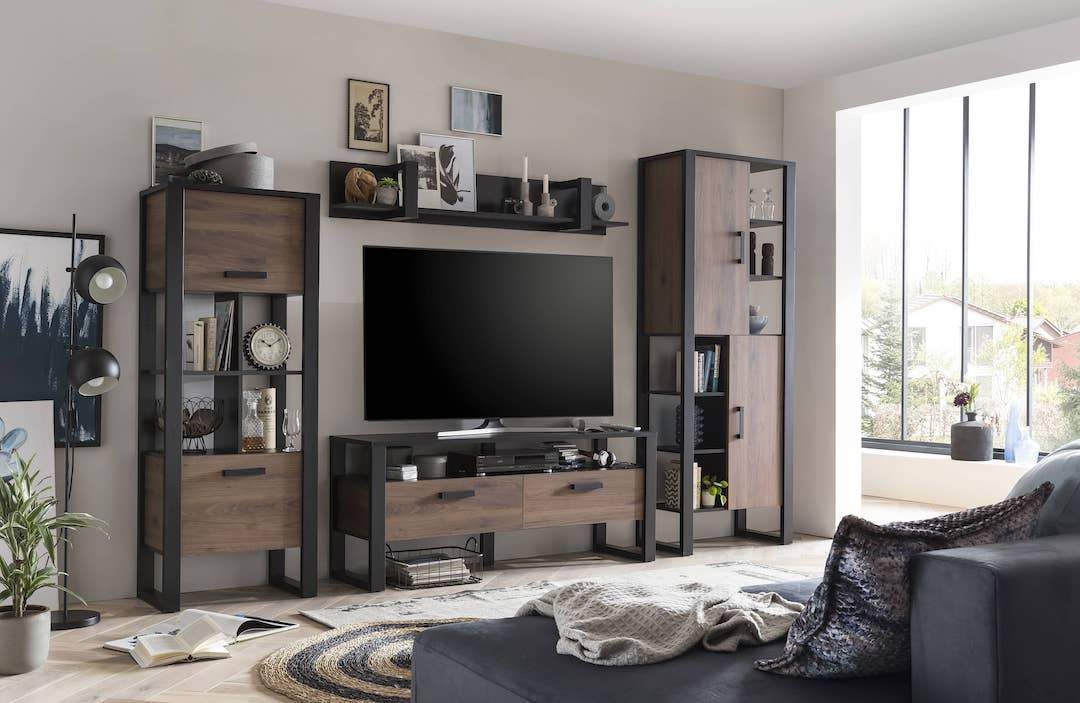 Nordi VB Living Room Set - £680.4 - Wall Unit 
