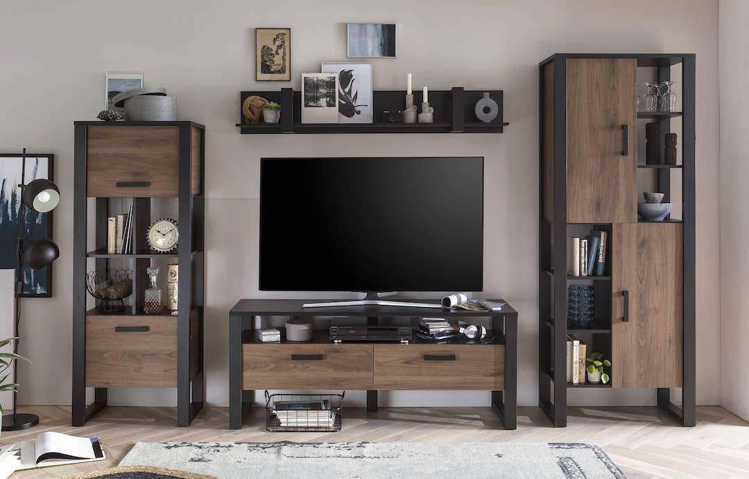 Nordi VB Living Room Set - £680.4 - Wall Unit 