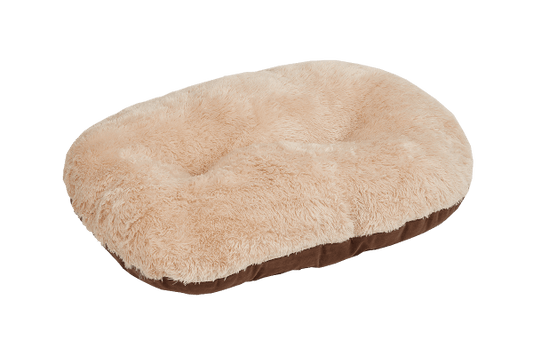 Nordic Oval Pet Cushion Brown Dog Beds 