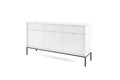 Nova Large Sideboard Cabinet 154cm White Matt Living Sideboard Cabinet 