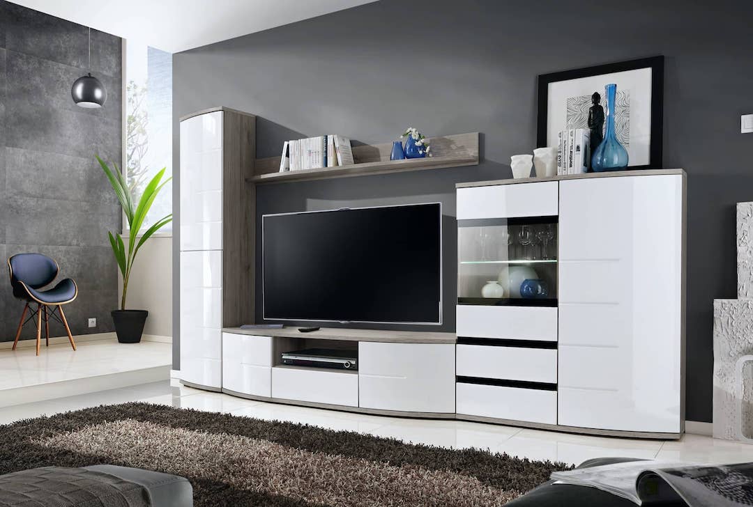 Ontario Display Cabinet - £288.0 - Living Room Display Cabinet 