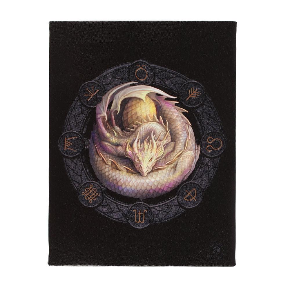 Ostara Dragon Canvas Plaque - £29.95 - Wall Art 