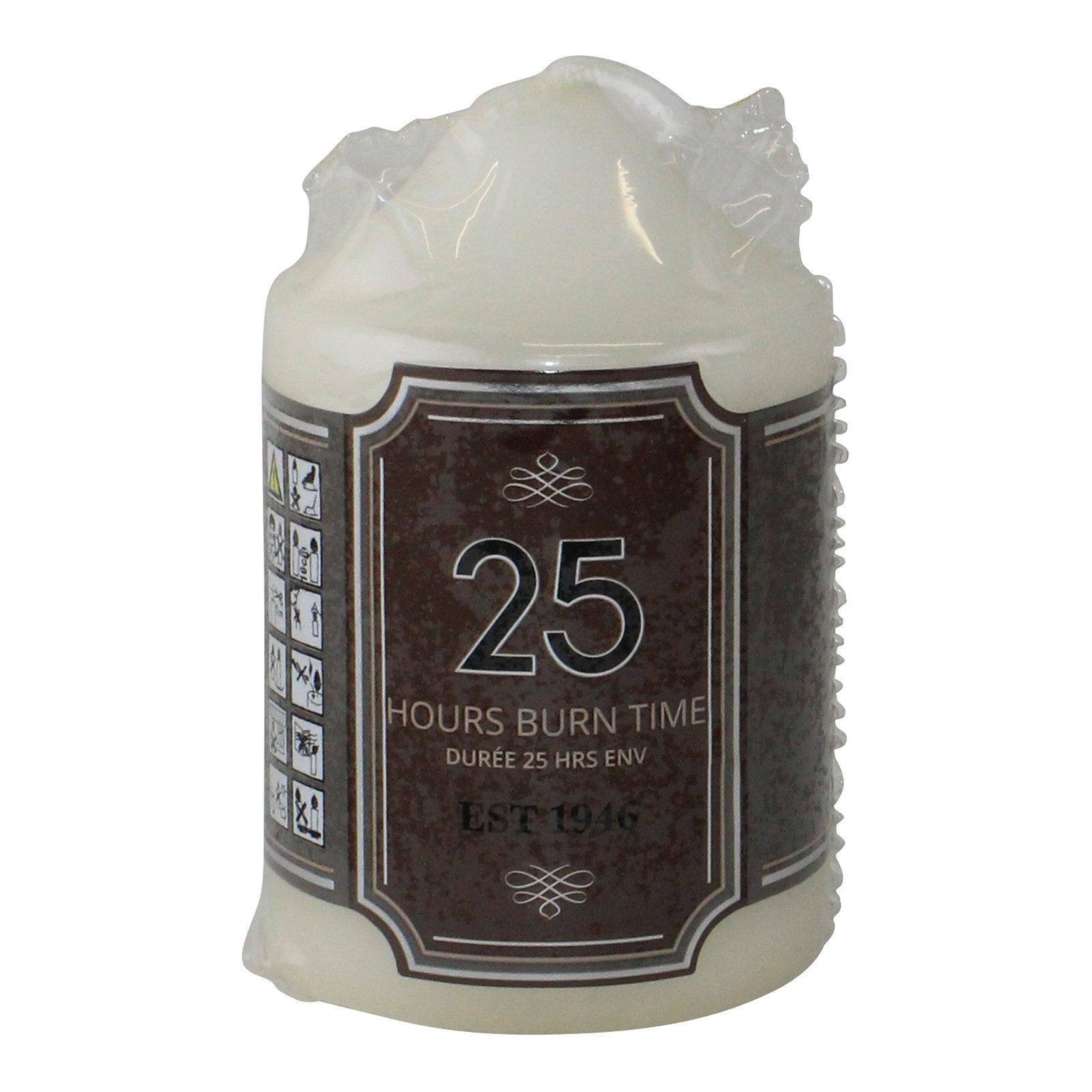 Overdipped Church Pillar Candle, 25 hour Burn Time - £9.99 - Candles 