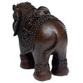 Peace of the East Brushed Wood Effect Elephant-