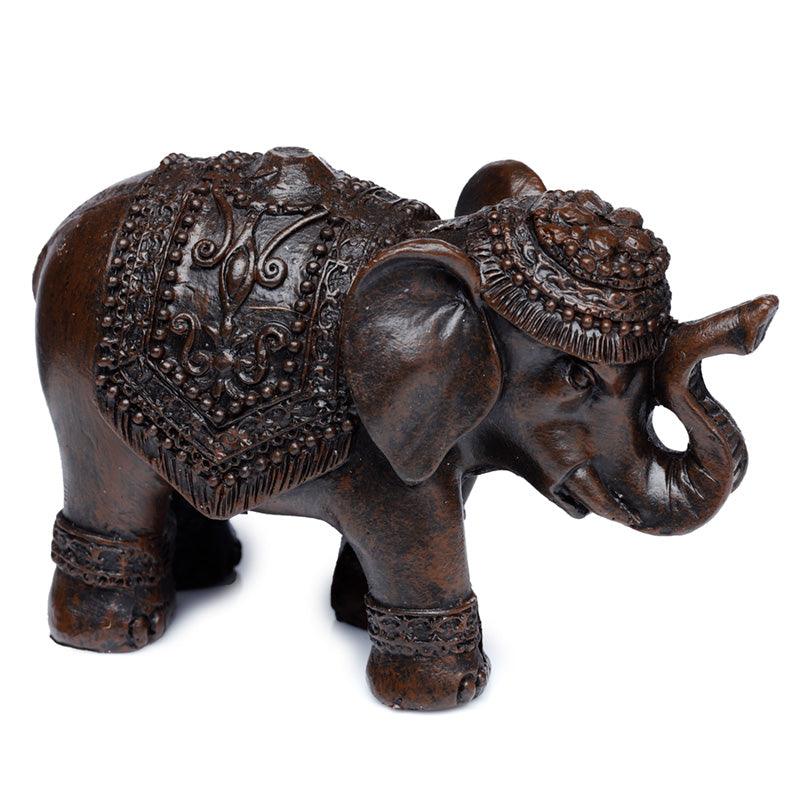 Peace of the East Brushed Wood Effect Elephant - £7.0 - 