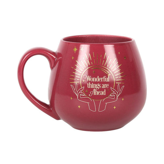 Pink Fortune Teller Colour Changing Mug - £15.99 - Mugs Cups 